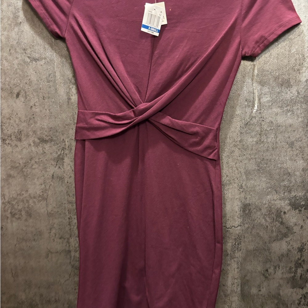 Ultra Flirt Pink Sheath Midi Dress Short Sleeve